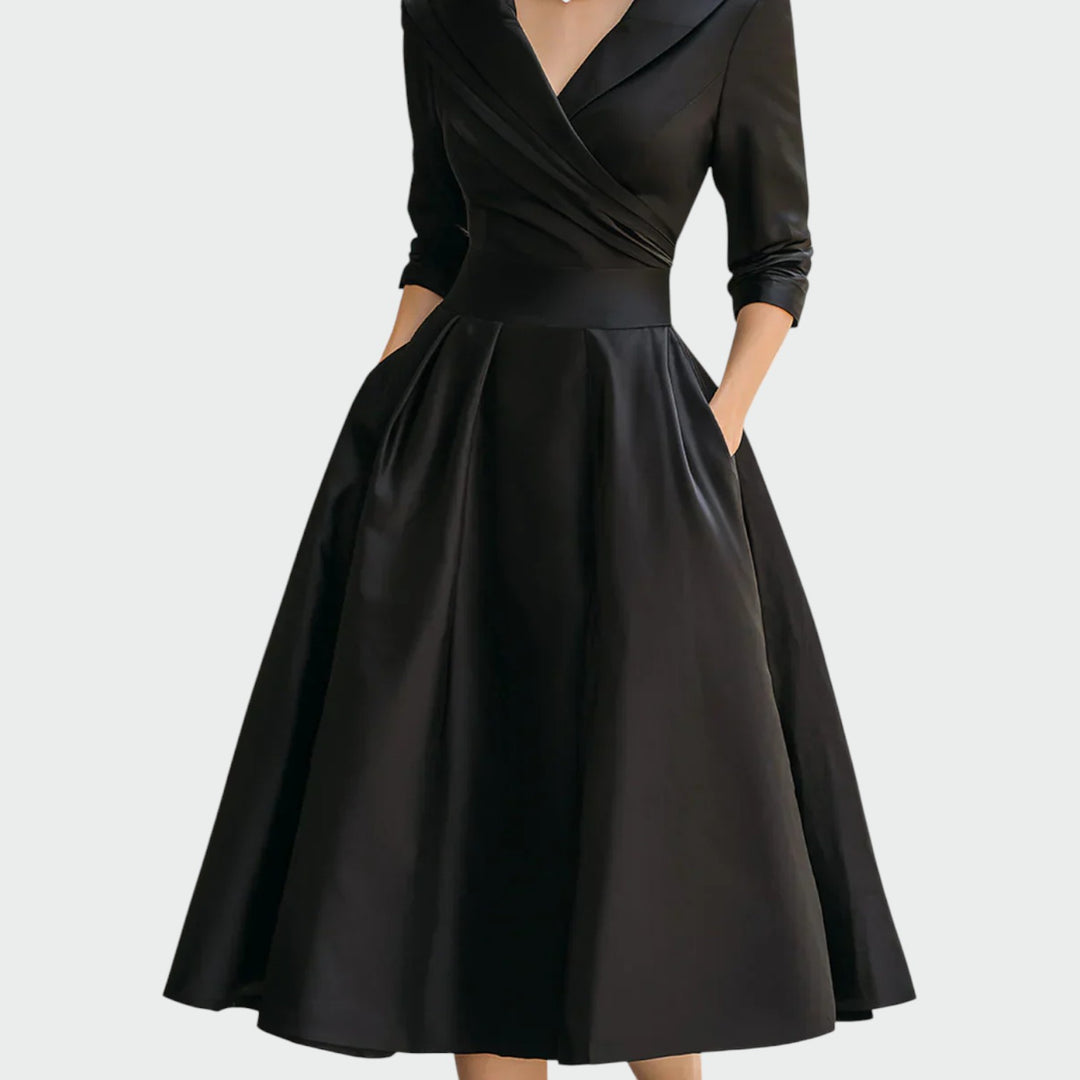 Ellie | Elegant Satin Dress