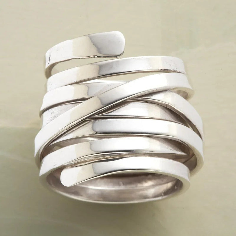 Antique Thick Layer Silver Ring