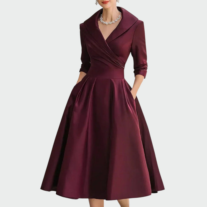 Ellie | Elegant Satin Dress