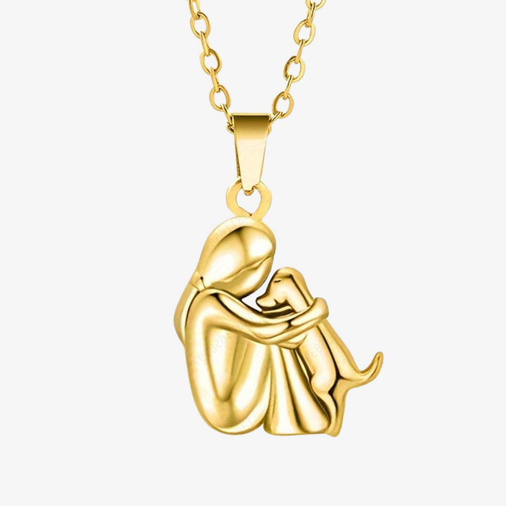 Ellie - Necklace with dog-shaped pendant