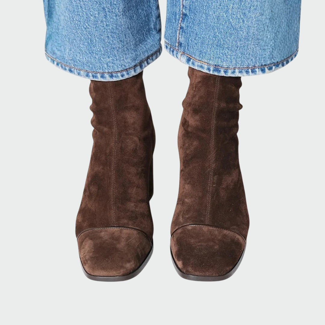 Ellie – Elegant Comfort Heel Boots