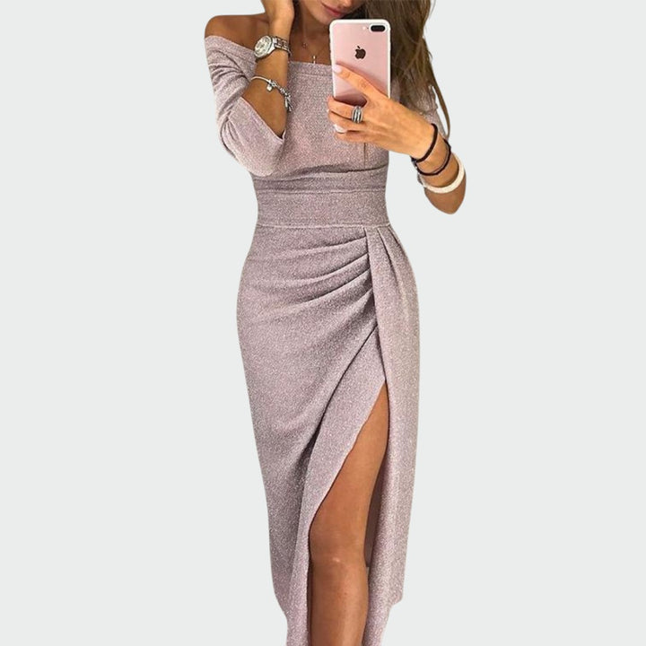 Ellie - Off-Shoulder Gala Dress