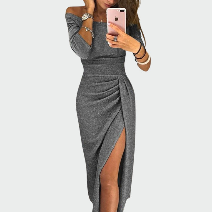 Ellie - Off-Shoulder Gala Dress