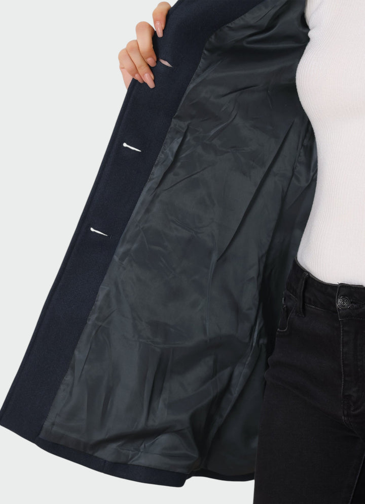 Ellie - Single Breasted Winter Trench Coat