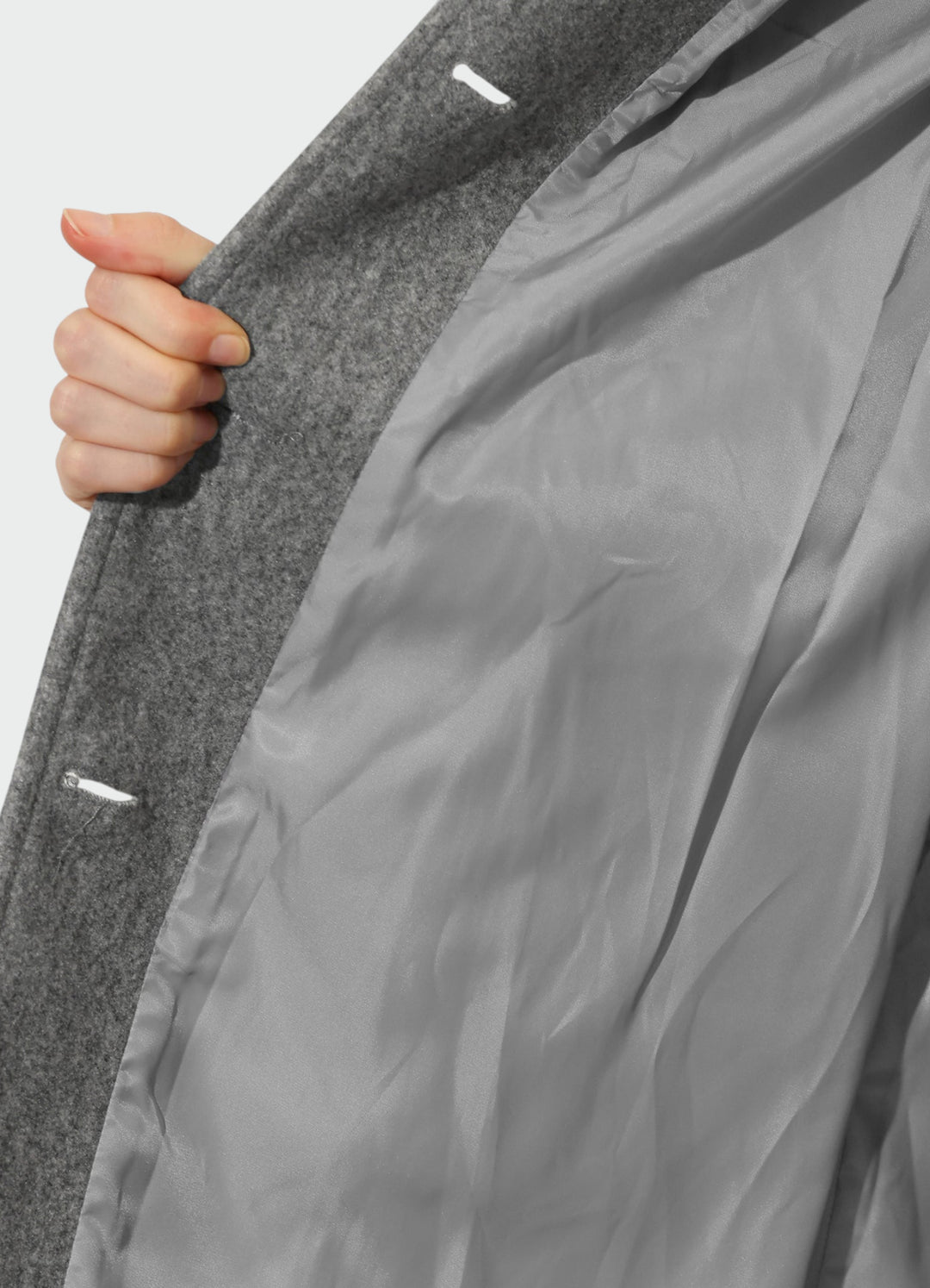 Ellie - Single Breasted Winter Trench Coat