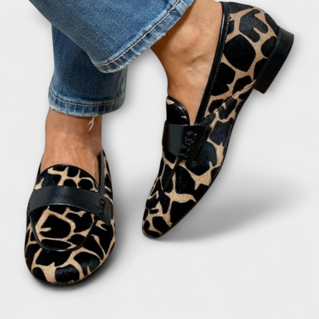 Ellie - Orthopedic Leopard Moccasin