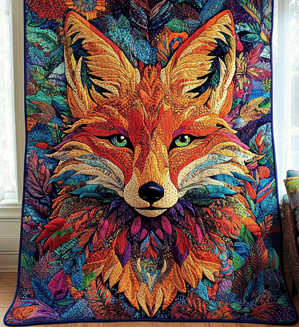 Abstract Fox Blanket