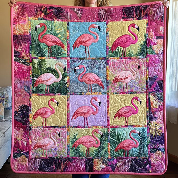Adorable Flamingo Blanket