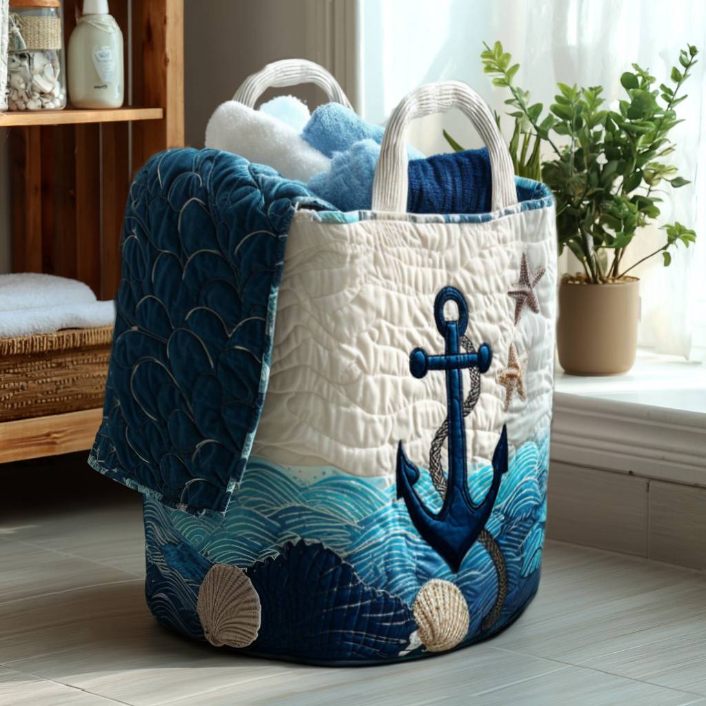 Anchor Away Laundry Basket