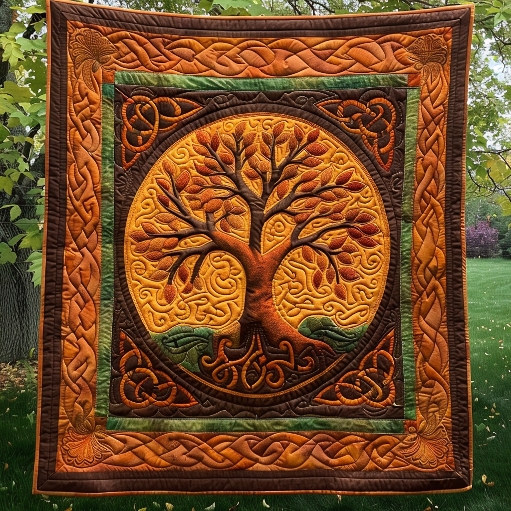 Ancient Celtic Tree Blanket