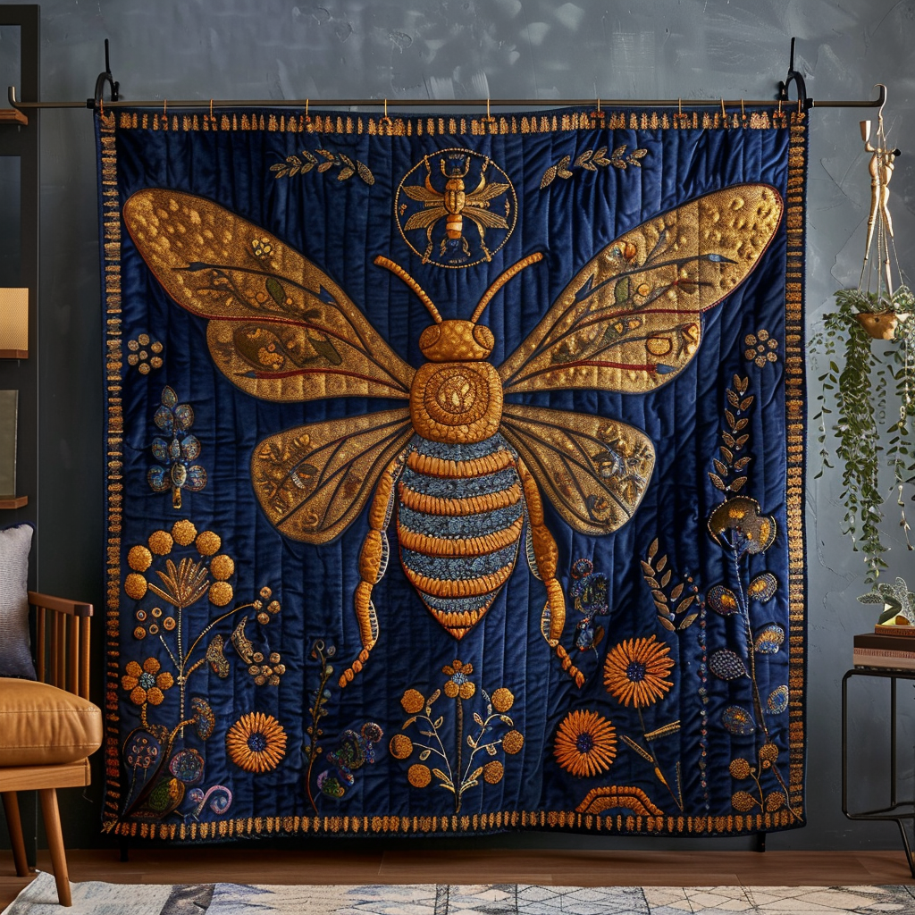 Apiary Artistry Blanket