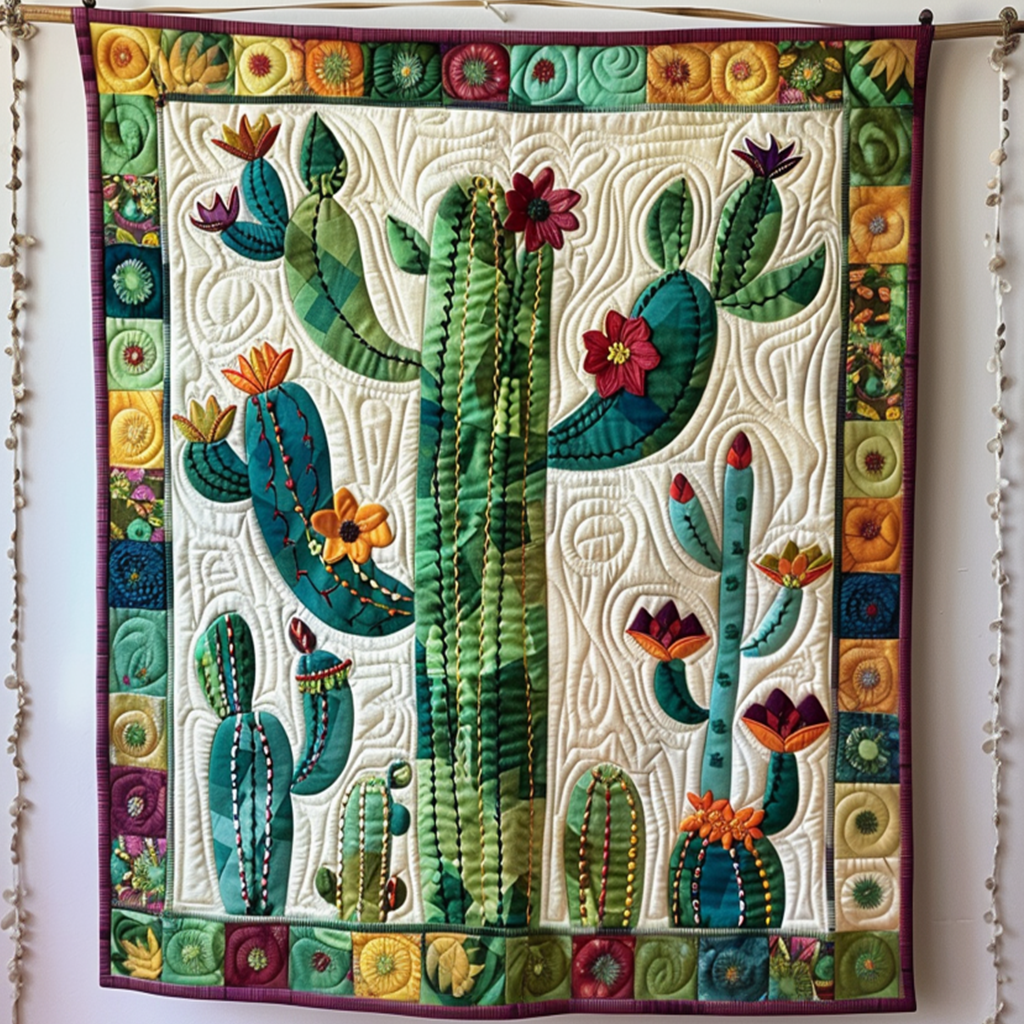 Arid Blossoms Blanket