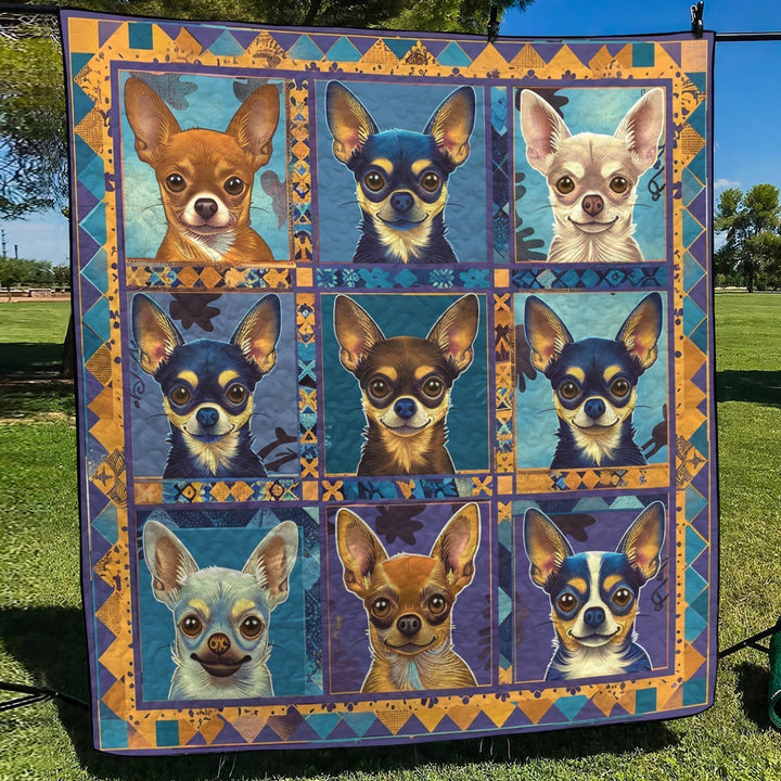 Artistic Chihuahua Blanket