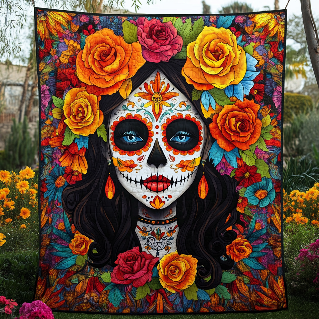 Artistic La Catrina Blanket