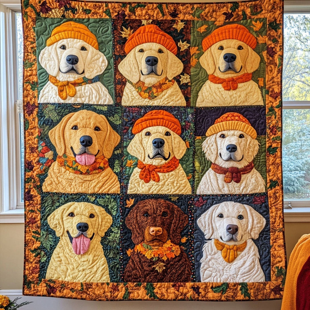 Autumn Gold Harvest Blanket