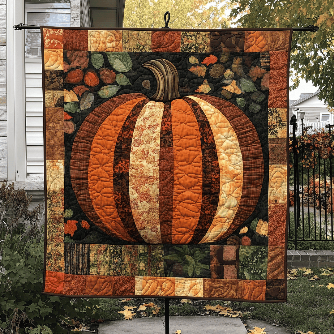 Autumn Pumpkin Blanket