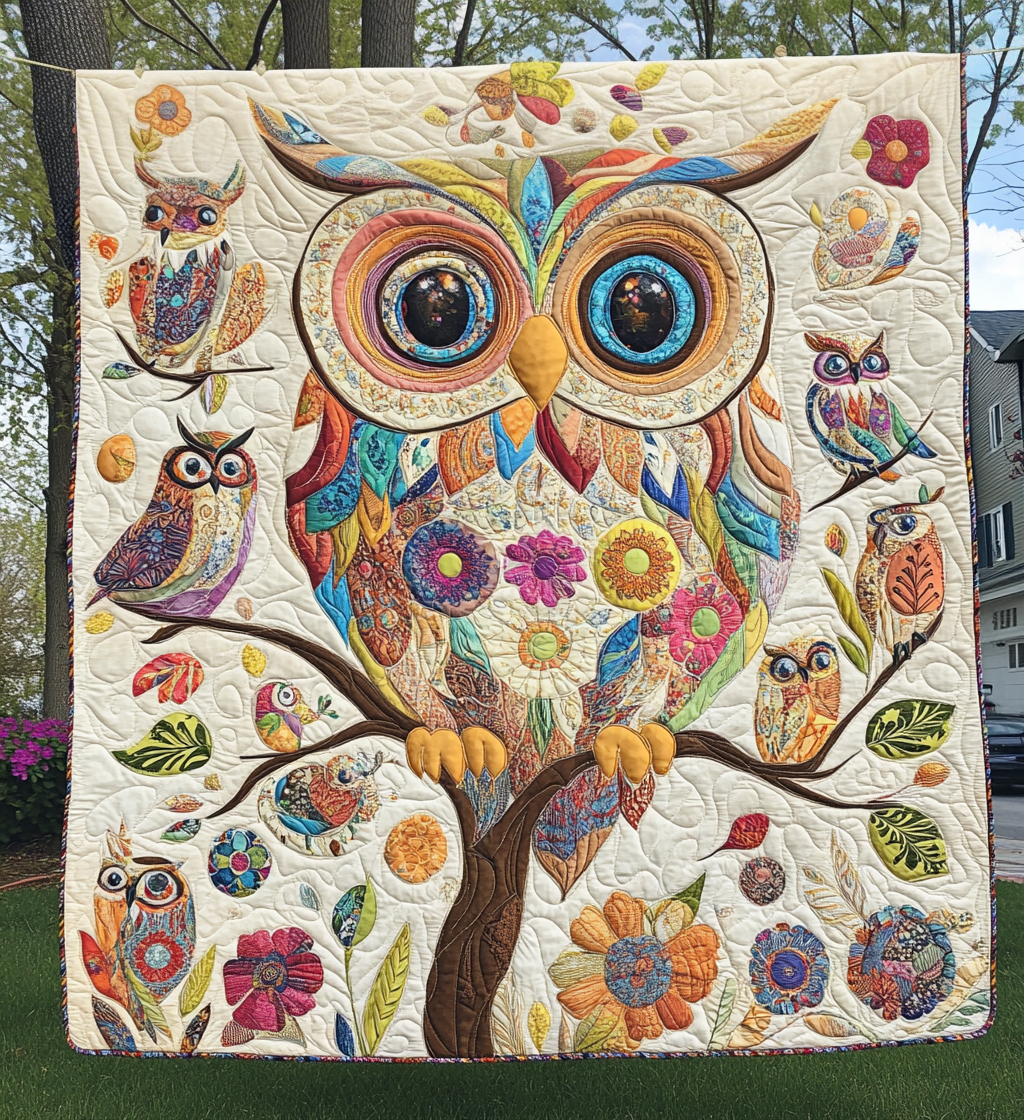 Autumn Owl Blanket