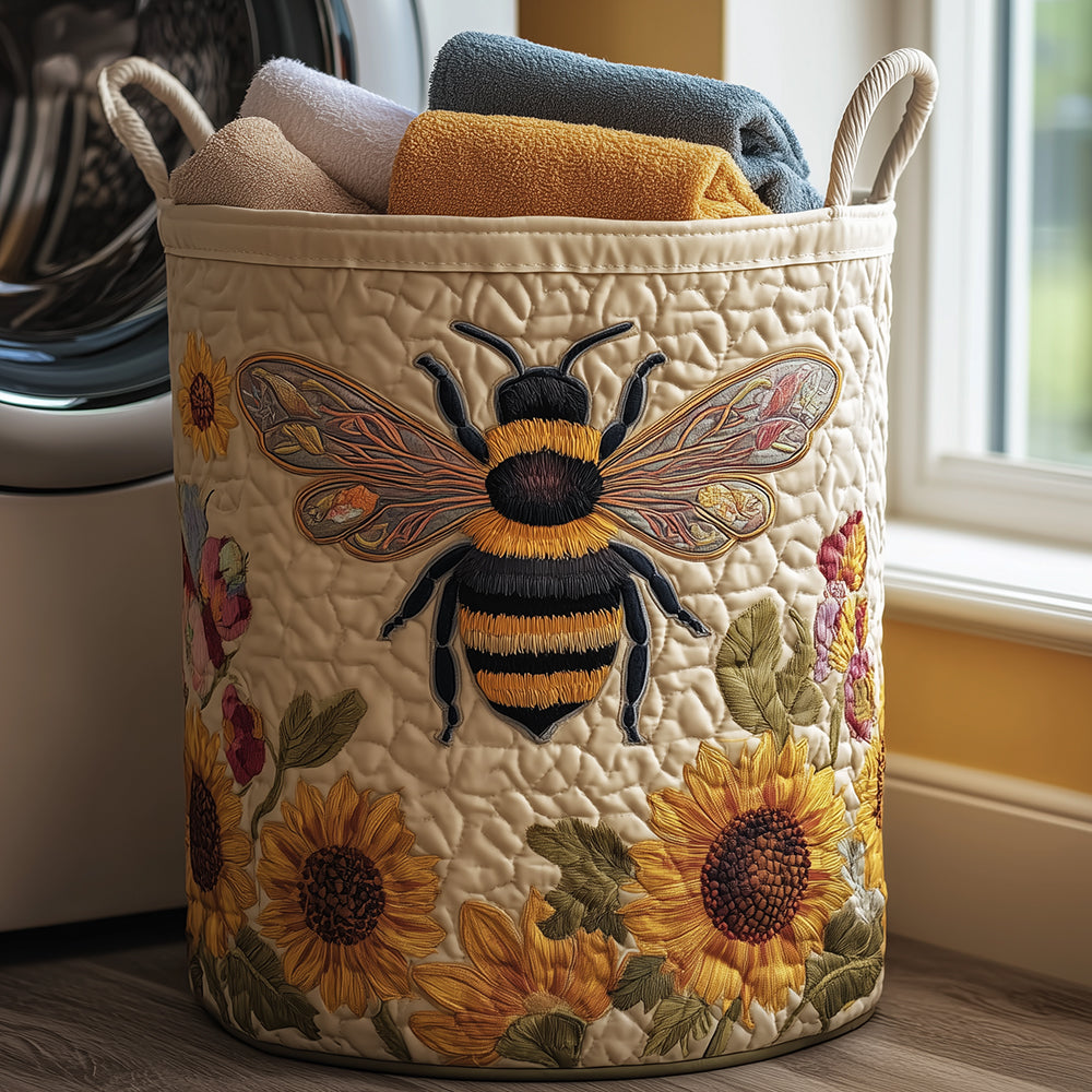Bee Cozy Laundry Basket