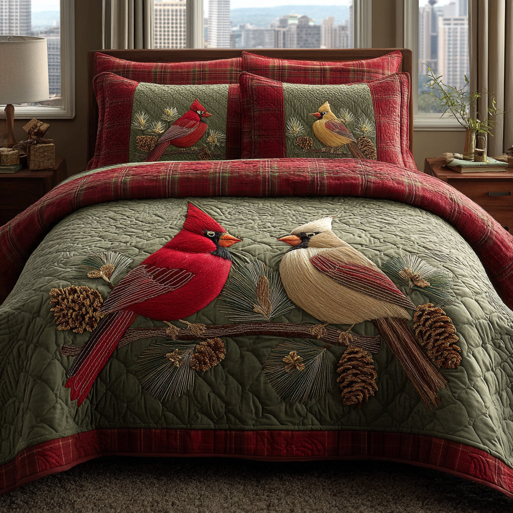 Cardinal Harmony 3-Piece Bedding Set