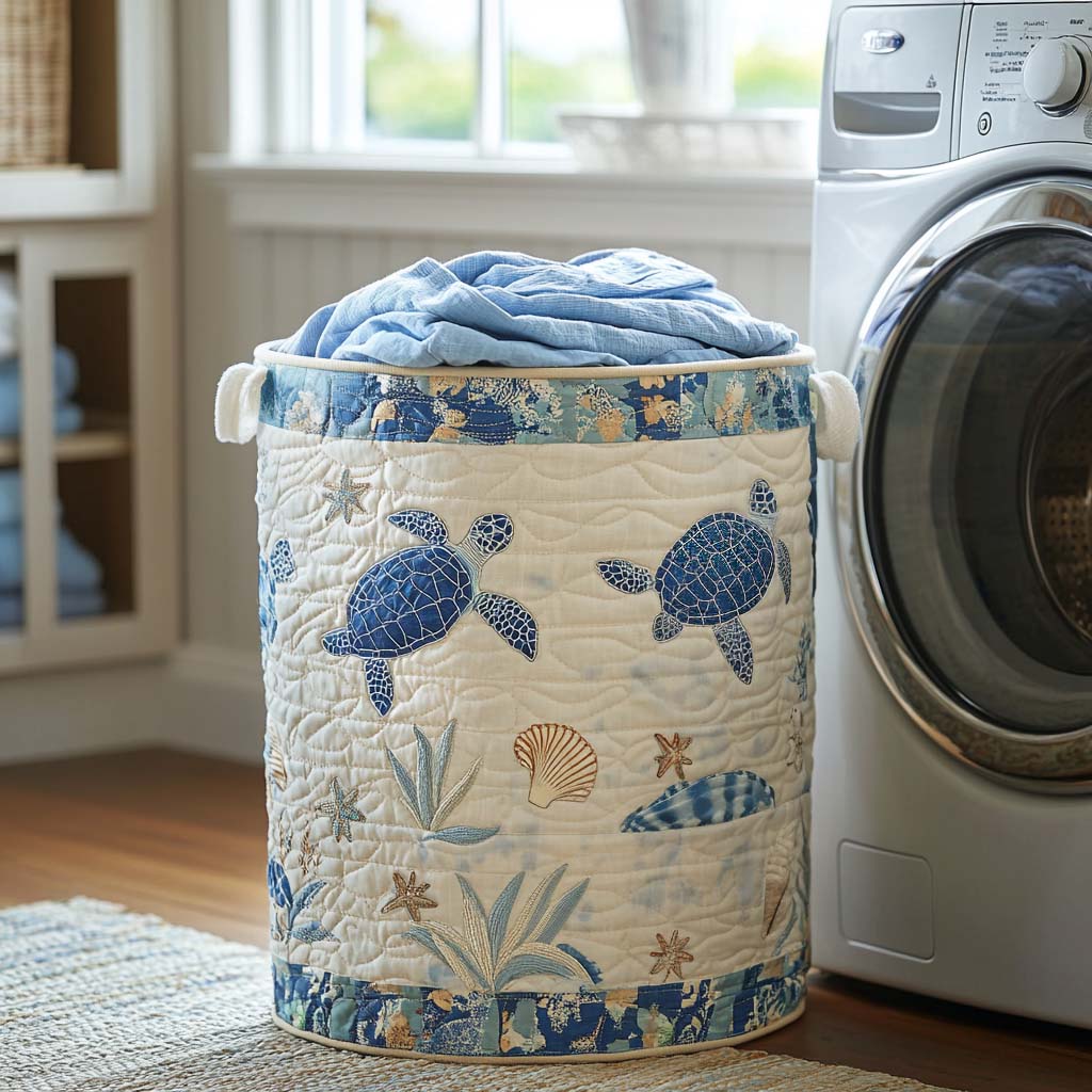 Sea Turtle Laundry Basket NCU0QN030