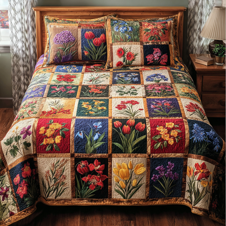 Cottage Garden 3-Piece Bedding Set
