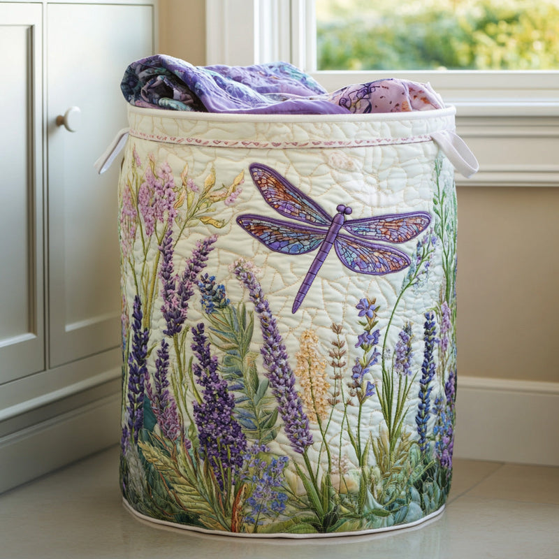 Golden Dragonfly Laundry Basket