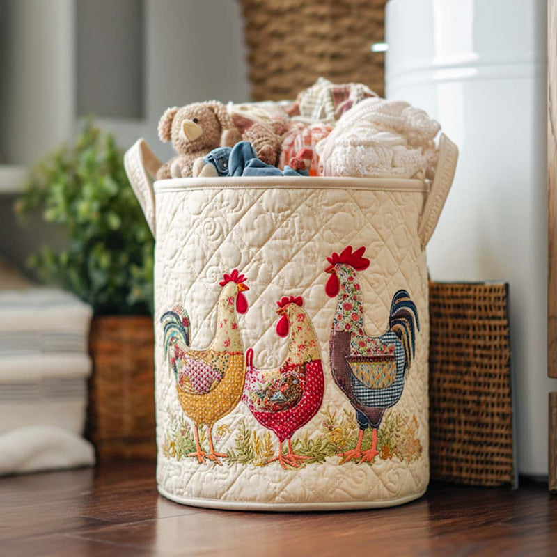 Happy Henhouse Laundry Basket