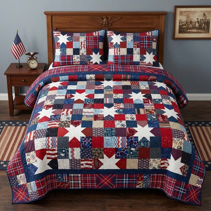 Heritage Patch 3-Piece Bedding Set