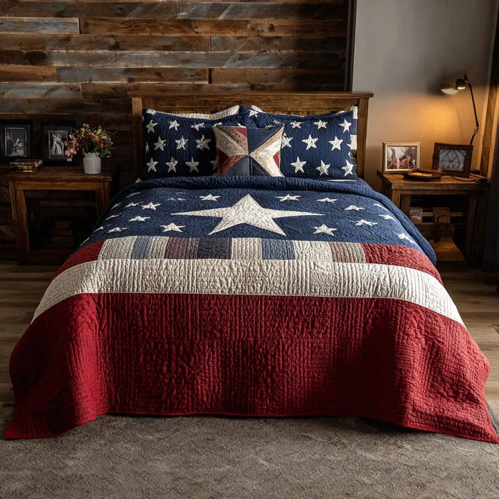 Midnight Patriot 3-Piece Bedding Set