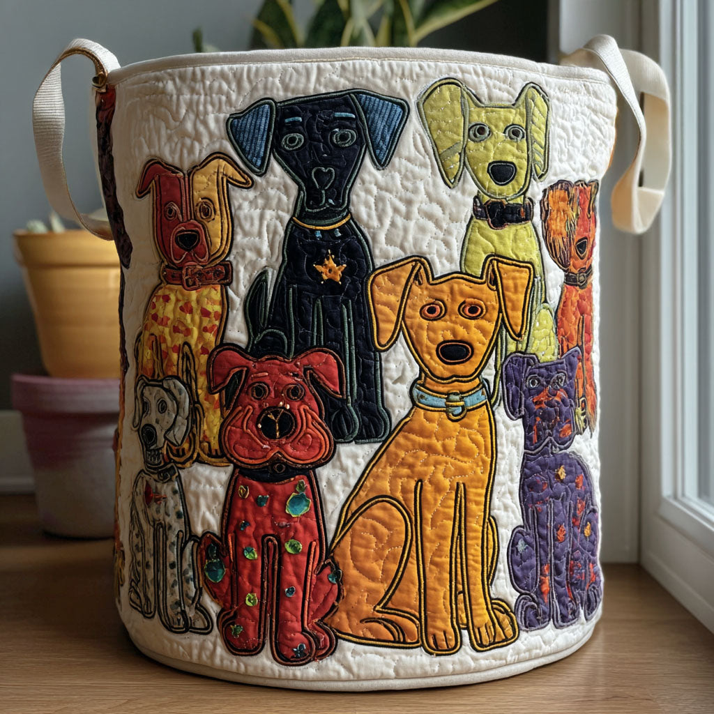 Pawfectly Playful Laundry Basket