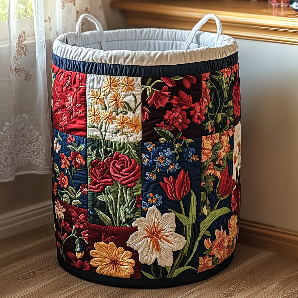 Petal Charm Laundry Basket