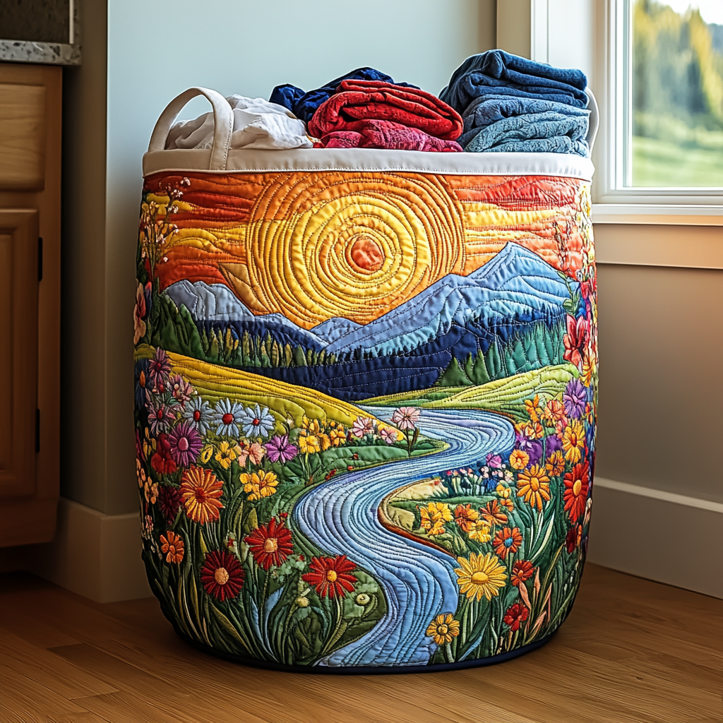 River Bloom Laundry Basket