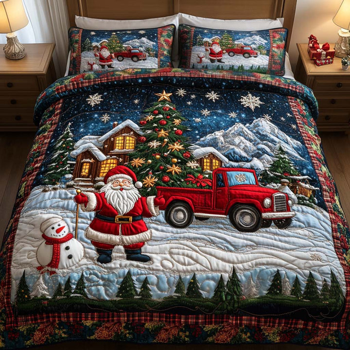 Santa Journey 3-Piece Bedding Set