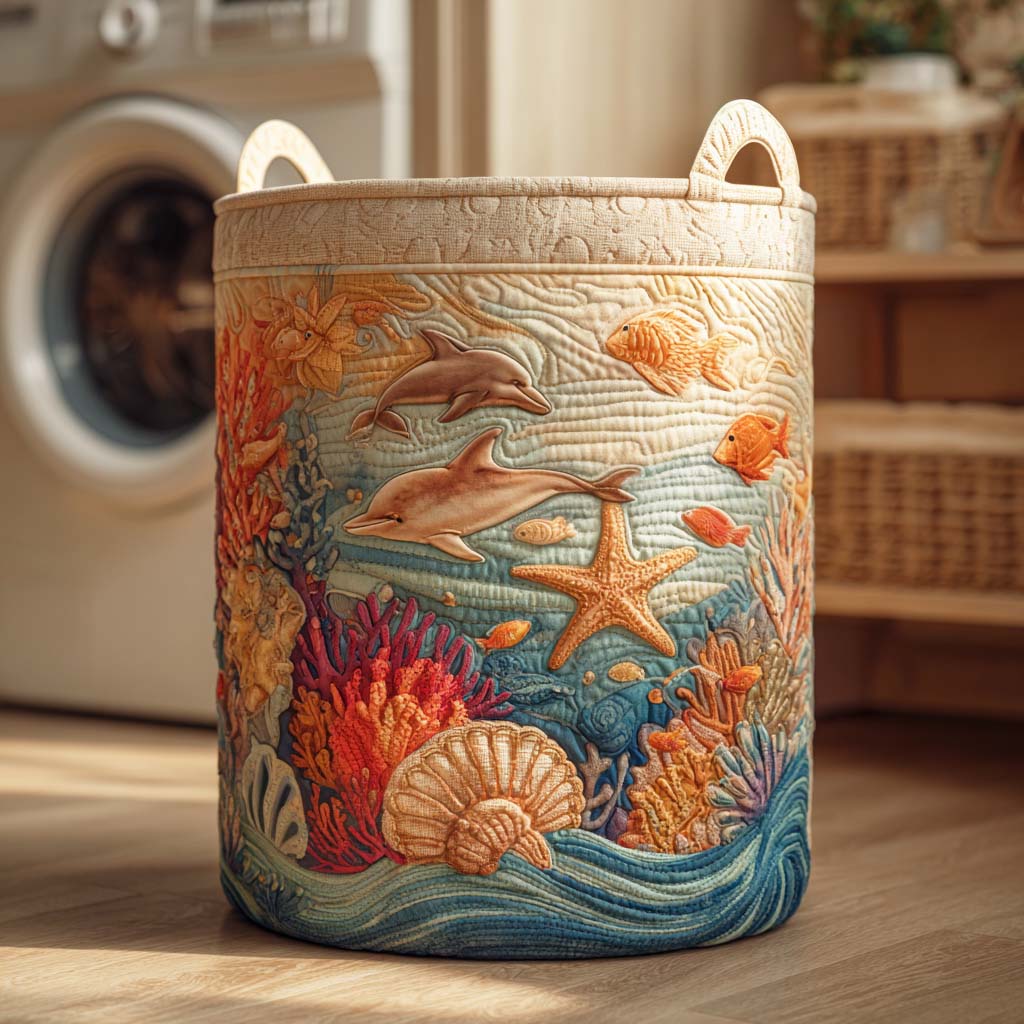 Sea Breeze Laundry Basket