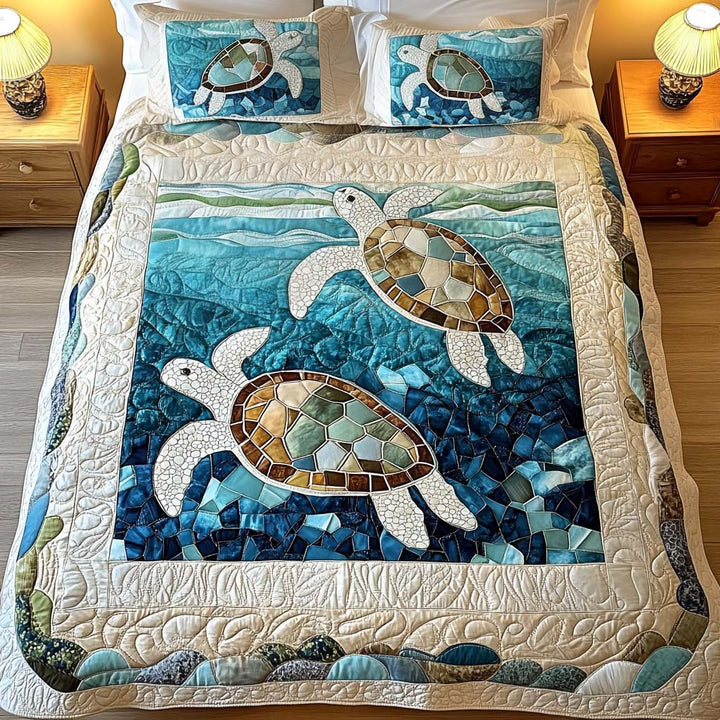 Turtle 3-Piece Bedding Set