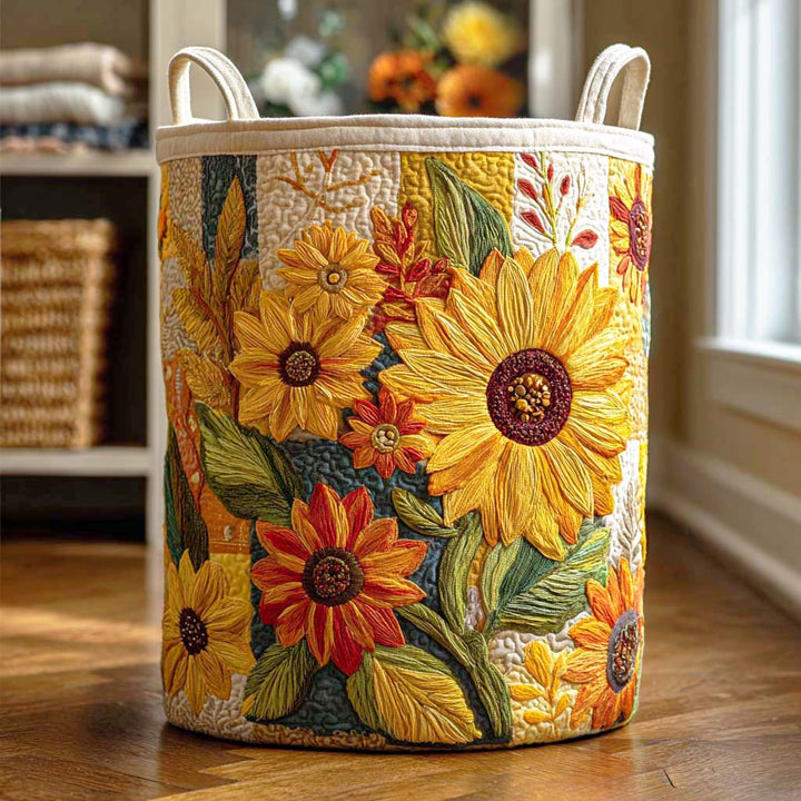 Sunflower Laundry Basket NCU0QN042