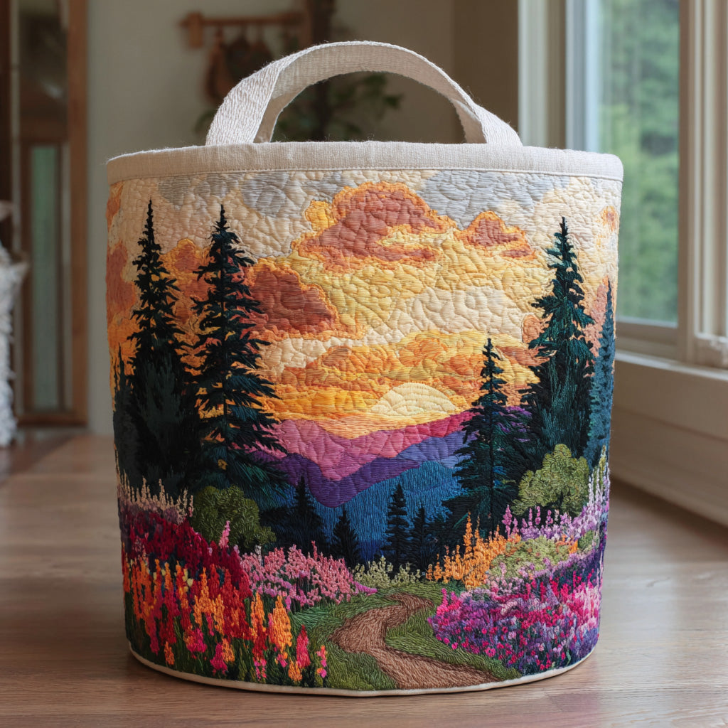 Sunset Pines Laundry Basket