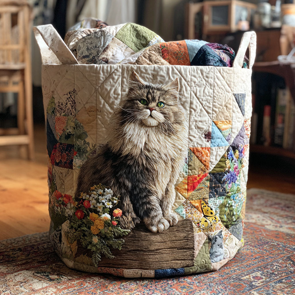 The Whisker Crew Laundry Basket