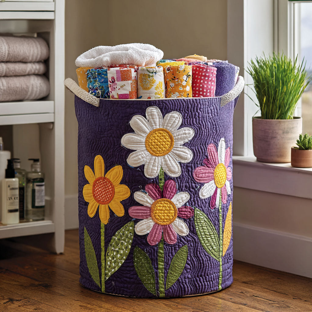 Timeless Blooming Laundry Basket