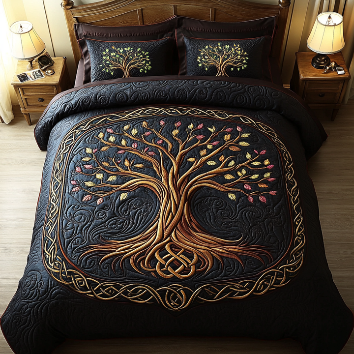 Timeless Growth 3-Piece Bedding Set