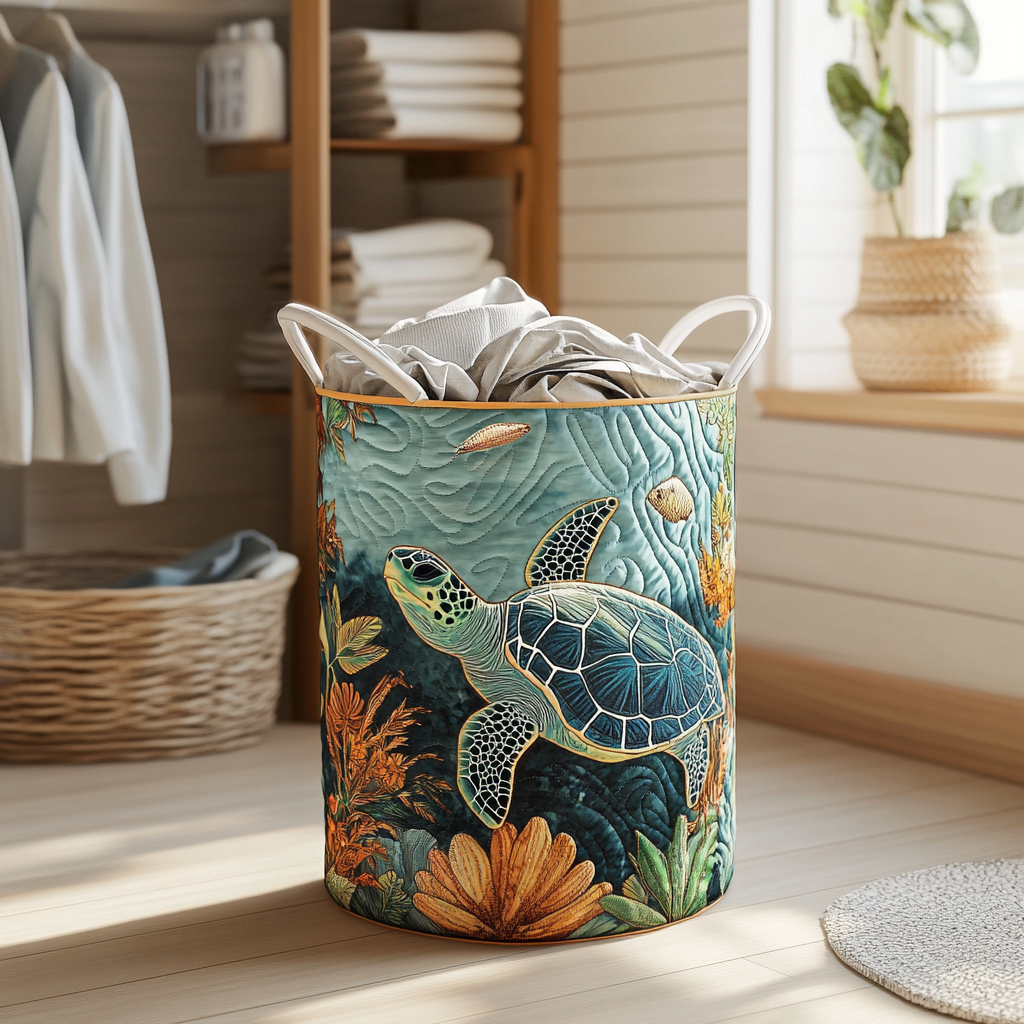 Turtle Bay Laundry Basket