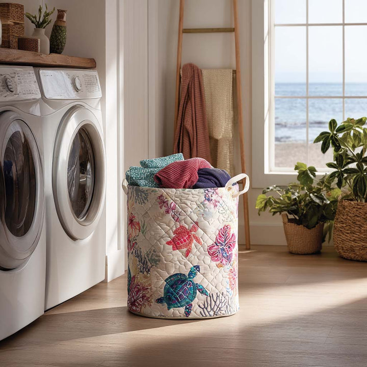 Sea Turtle Laundry Basket NCU0QN030