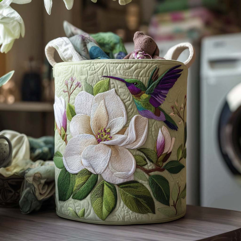 Whimsy Hummingbird Flight Laundry Basket