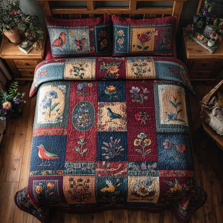 Wildflower Whimsy 3-Piece Bedding Set