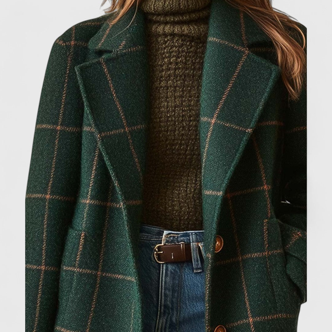 Ellie – Classic Check Coat