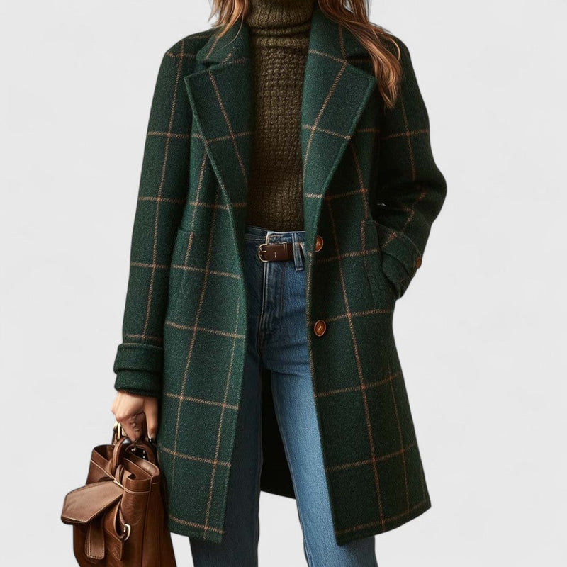Ellie – Classic Check Coat