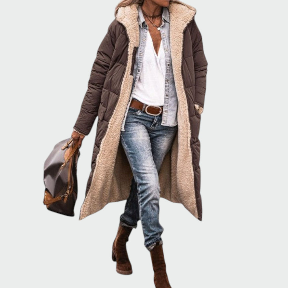 Ellie | Elegant Reversible Coat for Women