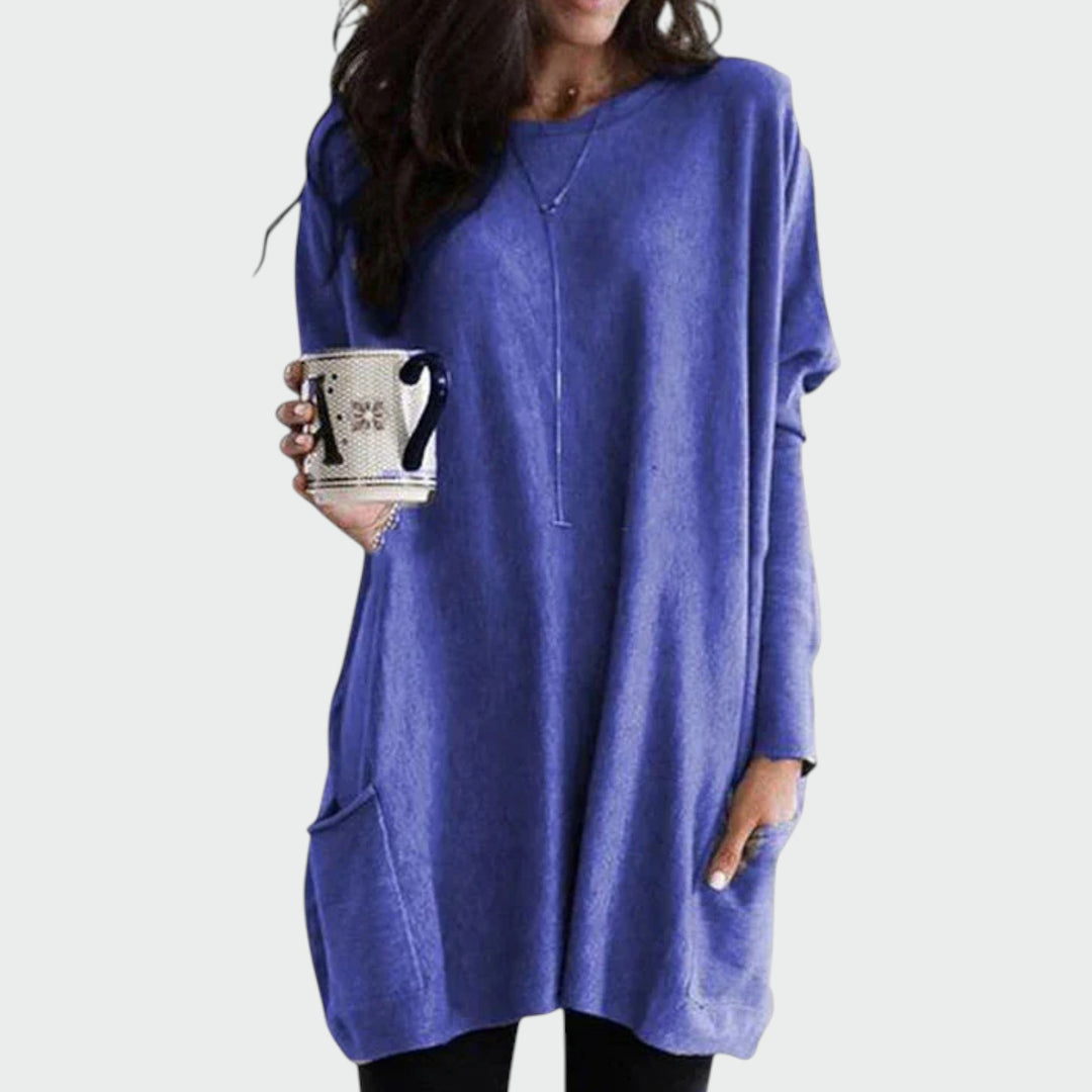 Ellie | Comfortable Tunic Midi Dress