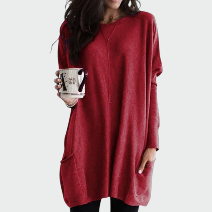 Ellie | Comfortable Tunic Midi Dress
