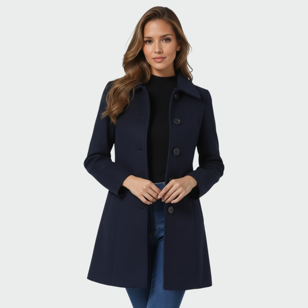 Ellie - Single Breasted Winter Trench Coat